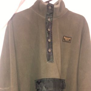 Burton heavy-duty army green fleece